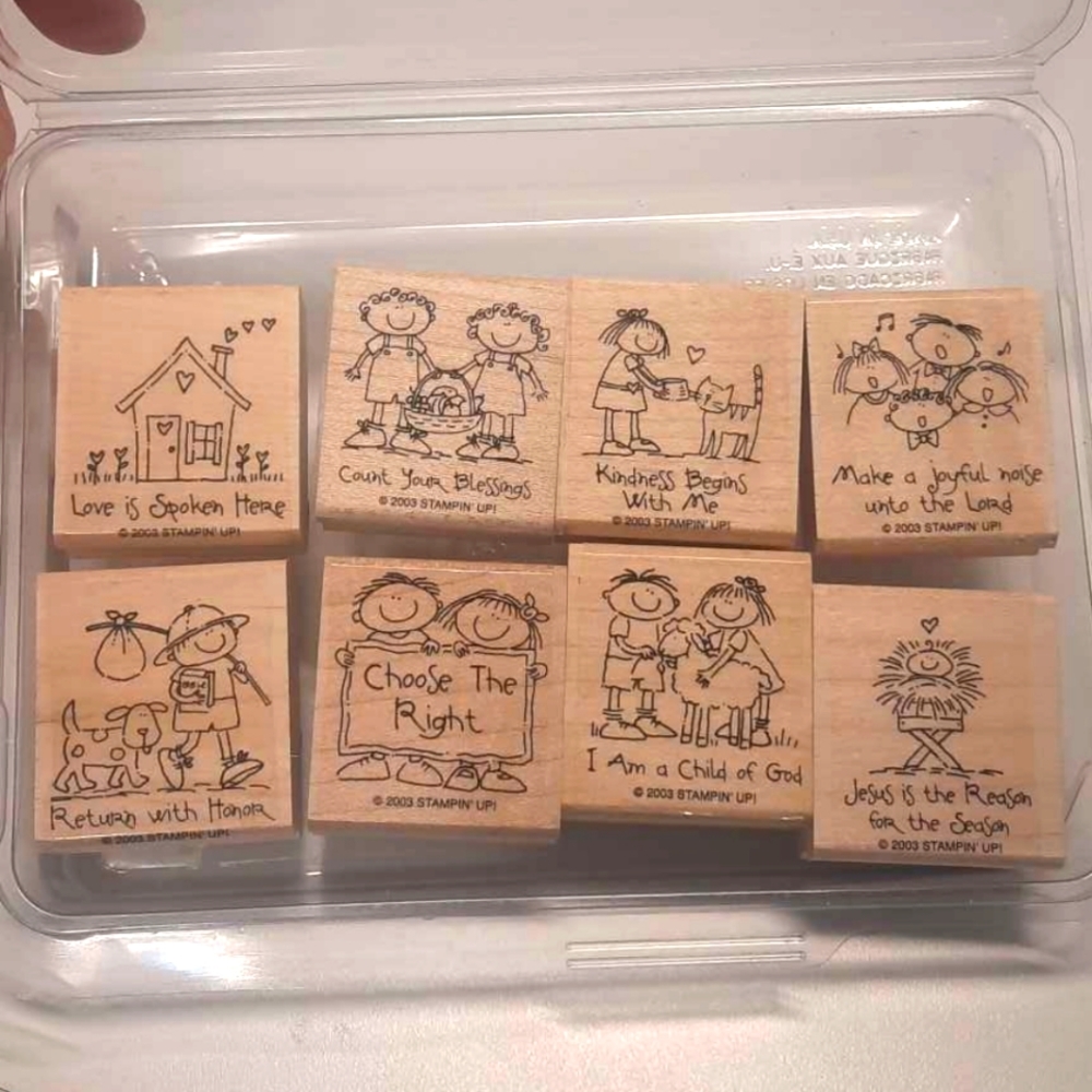 All God's Children Rubber Stamp set.